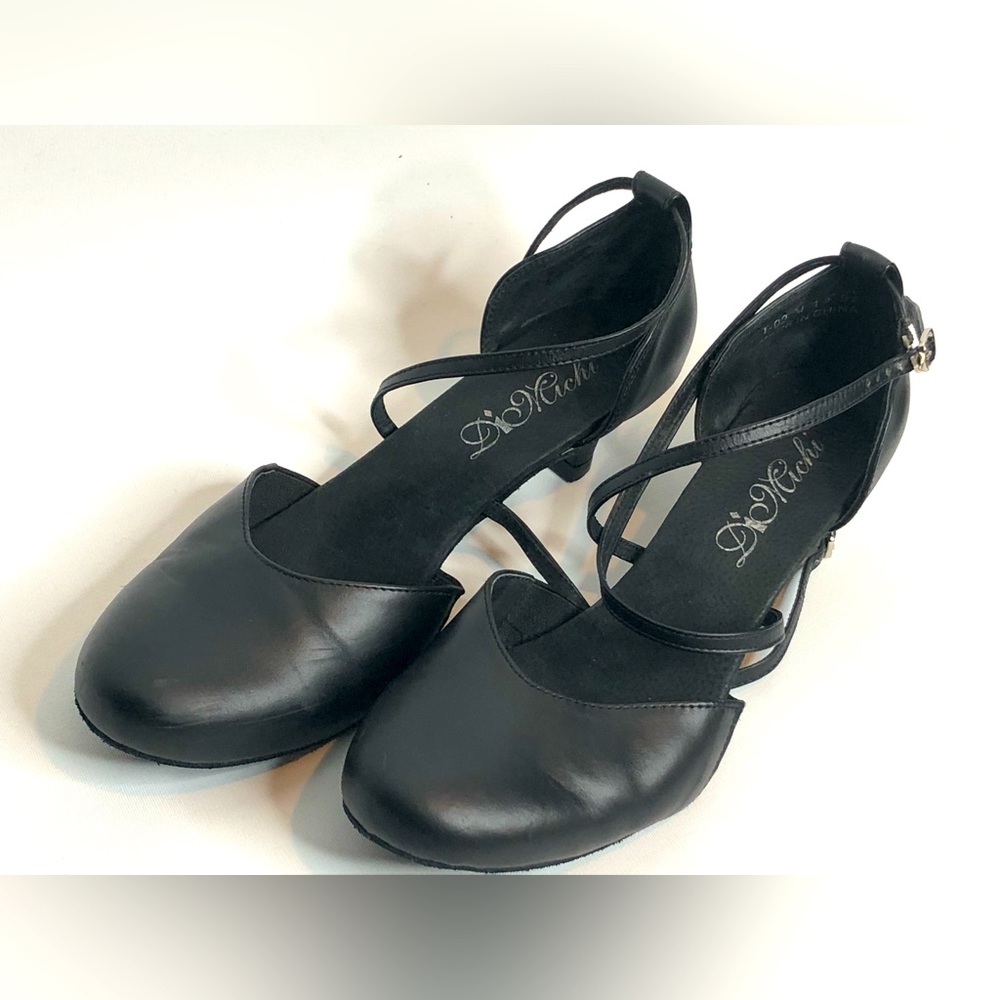DiMichi Black Dance Shoes.